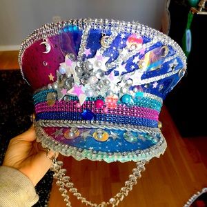 Custom Made Captain Festival Light Up Hat